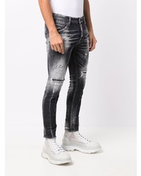 Jean skinny déchiré noir DSQUARED2