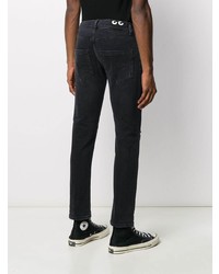 Jean skinny déchiré noir Dondup