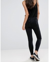 Jean skinny déchiré noir