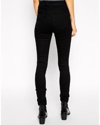 Jean skinny déchiré noir Asos