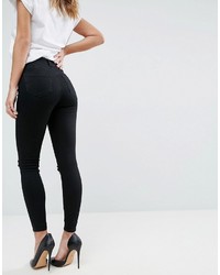 Jean skinny déchiré noir Asos