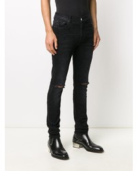 Jean skinny déchiré noir Amiri