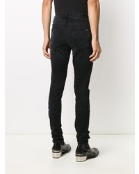 Jean skinny déchiré noir Amiri