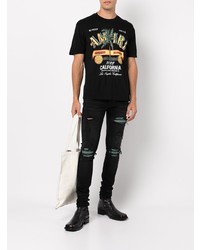 Jean skinny déchiré noir Amiri