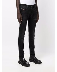 Jean skinny déchiré noir Diesel