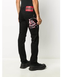 Jean skinny déchiré noir Philipp Plein