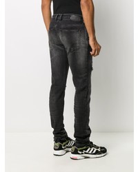 Jean skinny déchiré noir Diesel