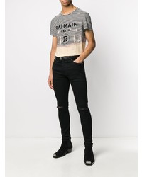 Jean skinny déchiré noir Balmain