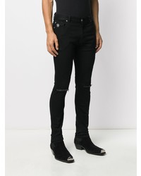 Jean skinny déchiré noir Balmain