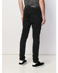 Jean skinny déchiré noir Philipp Plein