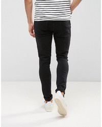 Jean skinny déchiré noir Ringspun