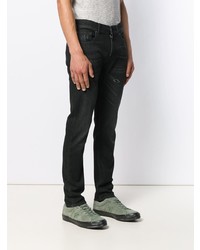 Jean skinny déchiré noir 7 For All Mankind