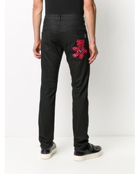 Jean skinny déchiré noir Philipp Plein