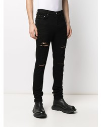 Jean skinny déchiré noir Amiri