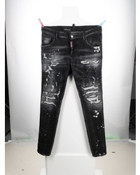 Jean skinny déchiré noir DSQUARED2