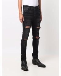 Jean skinny déchiré noir Amiri