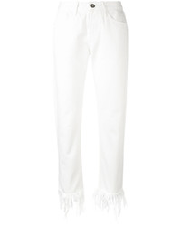 Jean skinny en coton blanc 3x1