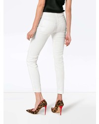 Jean skinny en coton blanc Dolce & Gabbana
