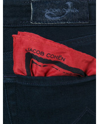 Jean skinny en coton bleu marine Jacob Cohen