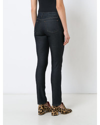 Jean skinny en coton bleu marine J Brand