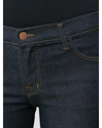 Jean skinny en coton bleu marine J Brand