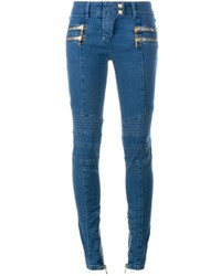 Jean skinny en coton bleu Balmain