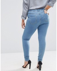 Jean skinny en coton bleu Asos