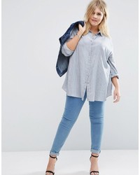 Jean skinny en coton bleu Asos