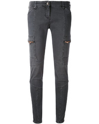 Jean skinny en coton gris foncé Armani Jeans