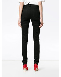 Jean skinny en coton noir Saint Laurent