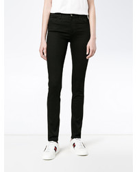 Jean skinny en coton noir Gucci
