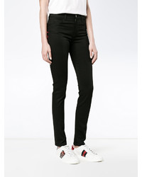 Jean skinny en coton noir Gucci