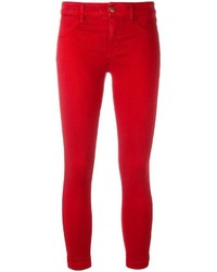 Jean skinny en coton rouge J Brand