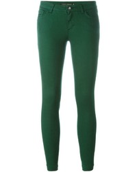 Jean skinny en coton vert Dolce & Gabbana
