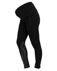 Jean skinny en cuir noir LOVE2WAIT