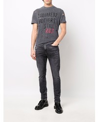 Jean skinny gris foncé Diesel