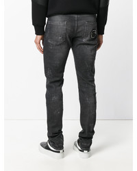 Jean skinny gris foncé Philipp Plein