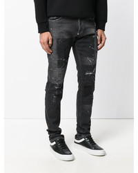 Jean skinny gris foncé Philipp Plein