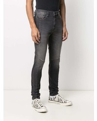 Jean skinny gris foncé Diesel