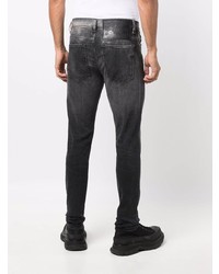 Jean skinny gris foncé Diesel