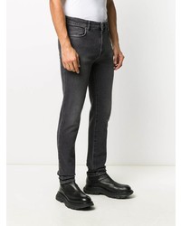 Jean skinny gris foncé Moschino