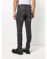 Jean skinny gris foncé Moschino