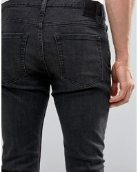 Jean skinny gris foncé Weekday