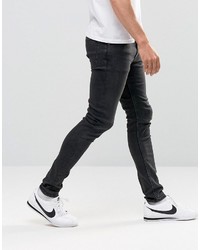 Jean skinny gris foncé Weekday