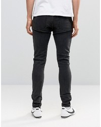 Jean skinny gris foncé Weekday