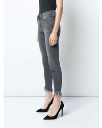 Jean skinny gris foncé Frame Denim