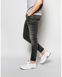 Jean skinny gris foncé Jack and Jones