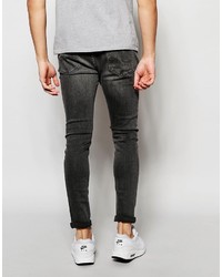 Jean skinny gris foncé Jack and Jones