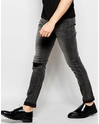 Jean skinny gris foncé Cheap Monday