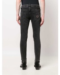 Jean skinny gris foncé Philipp Plein